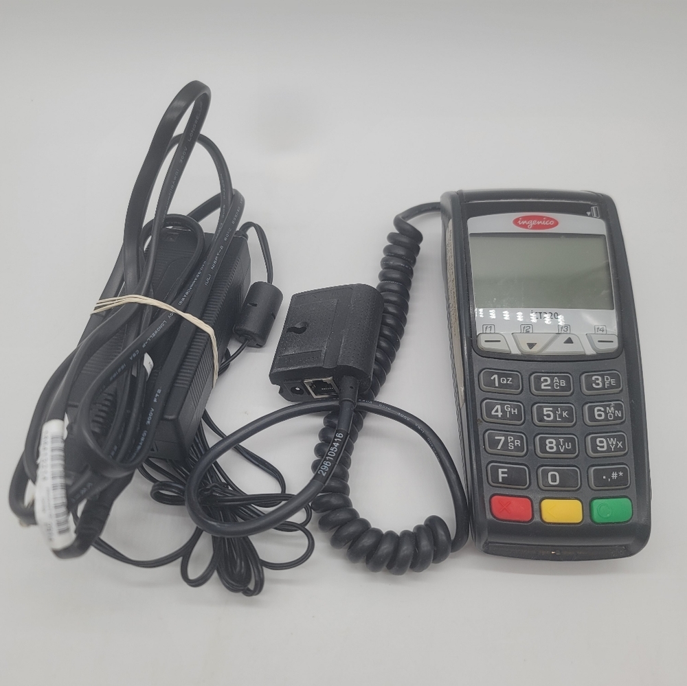 Ingenico iCt220 Credit Card Terminal Machine Includes Data Cord